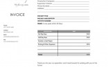 Makeup Artist Invoice Template Free And Document