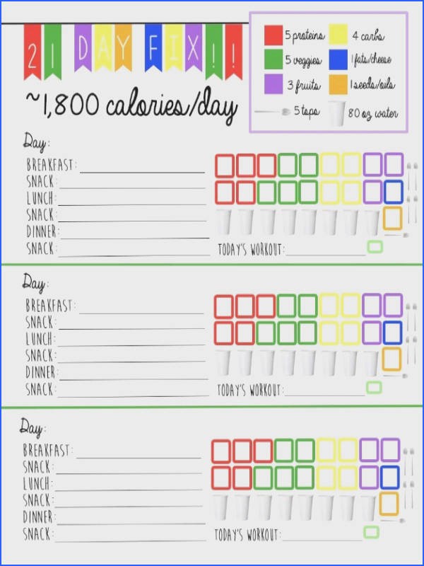 Meal Planning Worksheet Mychaume Com Document 21 Day Fix Plan