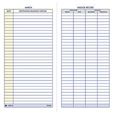 Mileage Logs At Office Depot OfficeMax Document Log Book