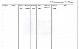 Monthly Bill Spreadsheet Template Free FREE Printable Document Pay Organizer