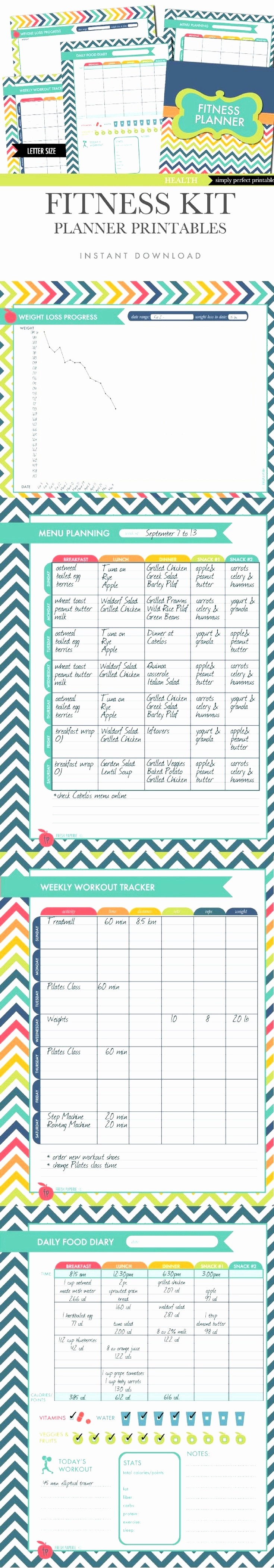 Office Weight Loss Challenge Template Fresh Free Tracker Document