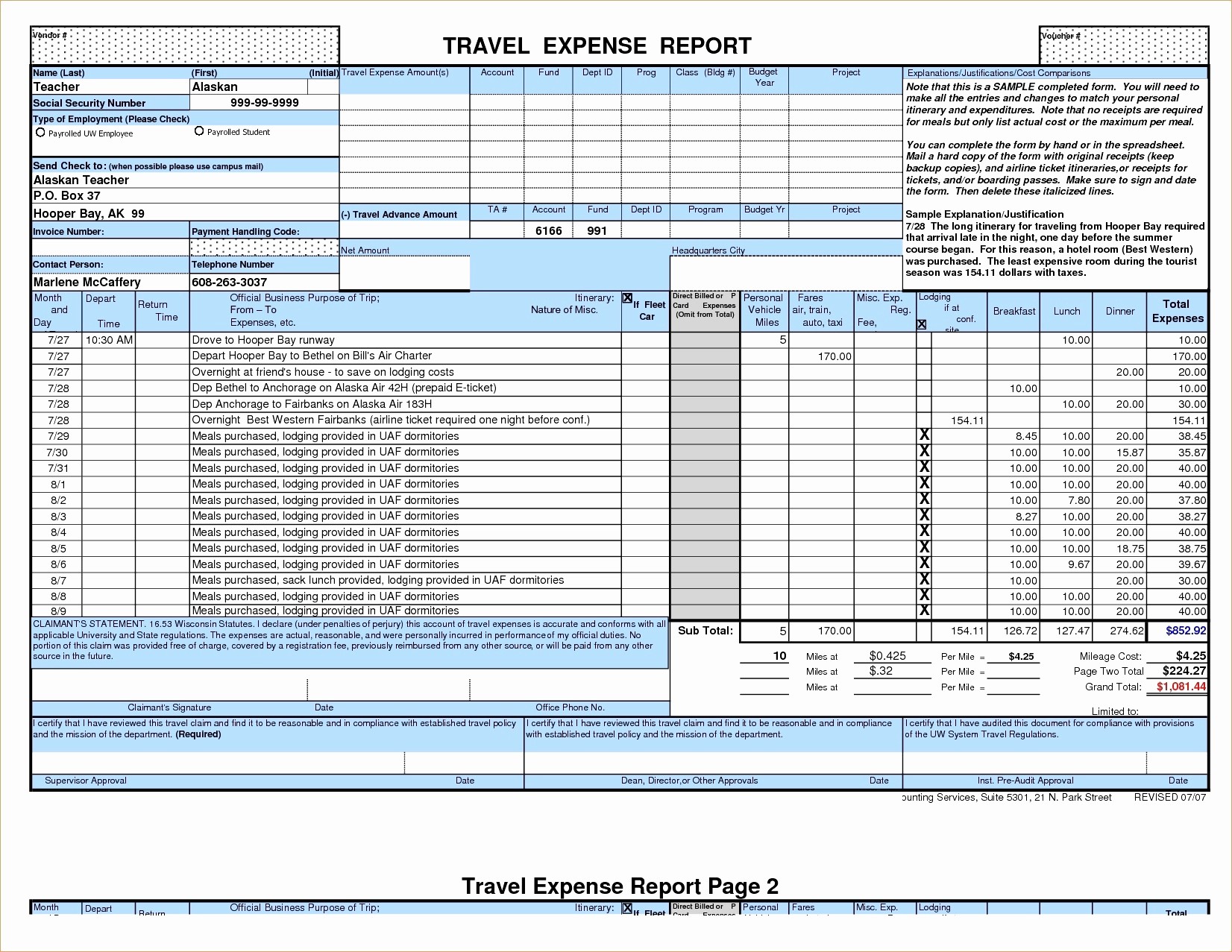Owner Operator Expense Calculator Best Of Document