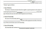 Partnership Agreement Form Samples 9 Free Documents In Word PDF Document Template Pdf