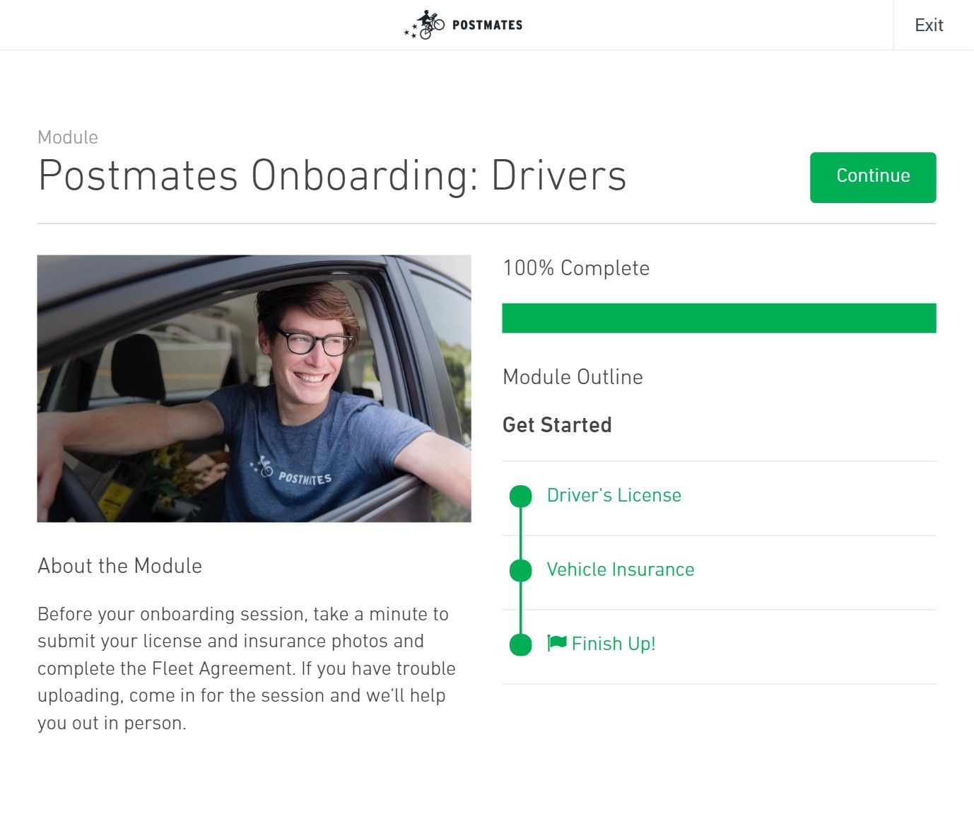 Postmates Courier Application Background Check And Onboarding Document