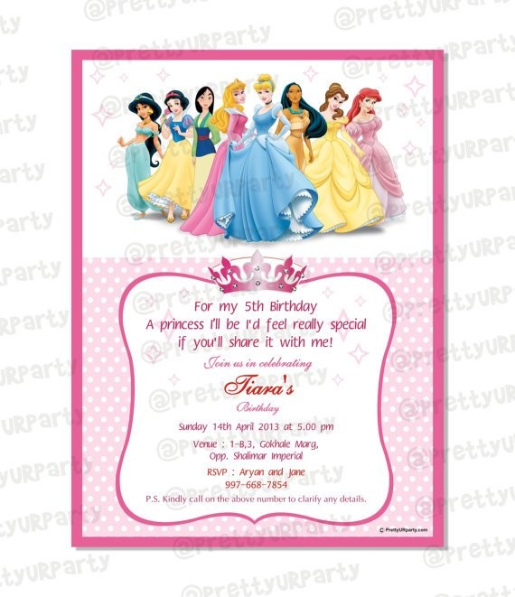 Princess Letter Template Certificate Disney Document