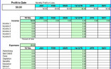 Profit Loss Report Spreadsheet Excel To Track Income Document Self Employed Expenses