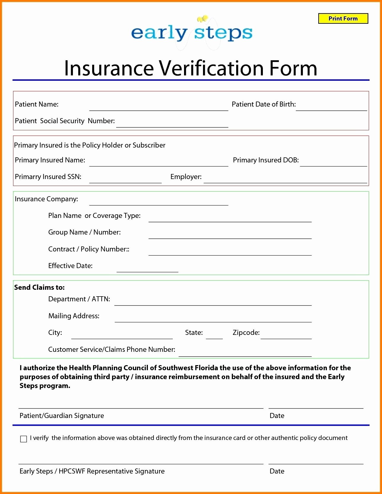 Progressive Insurance Binder Elegant Declaration Page Document