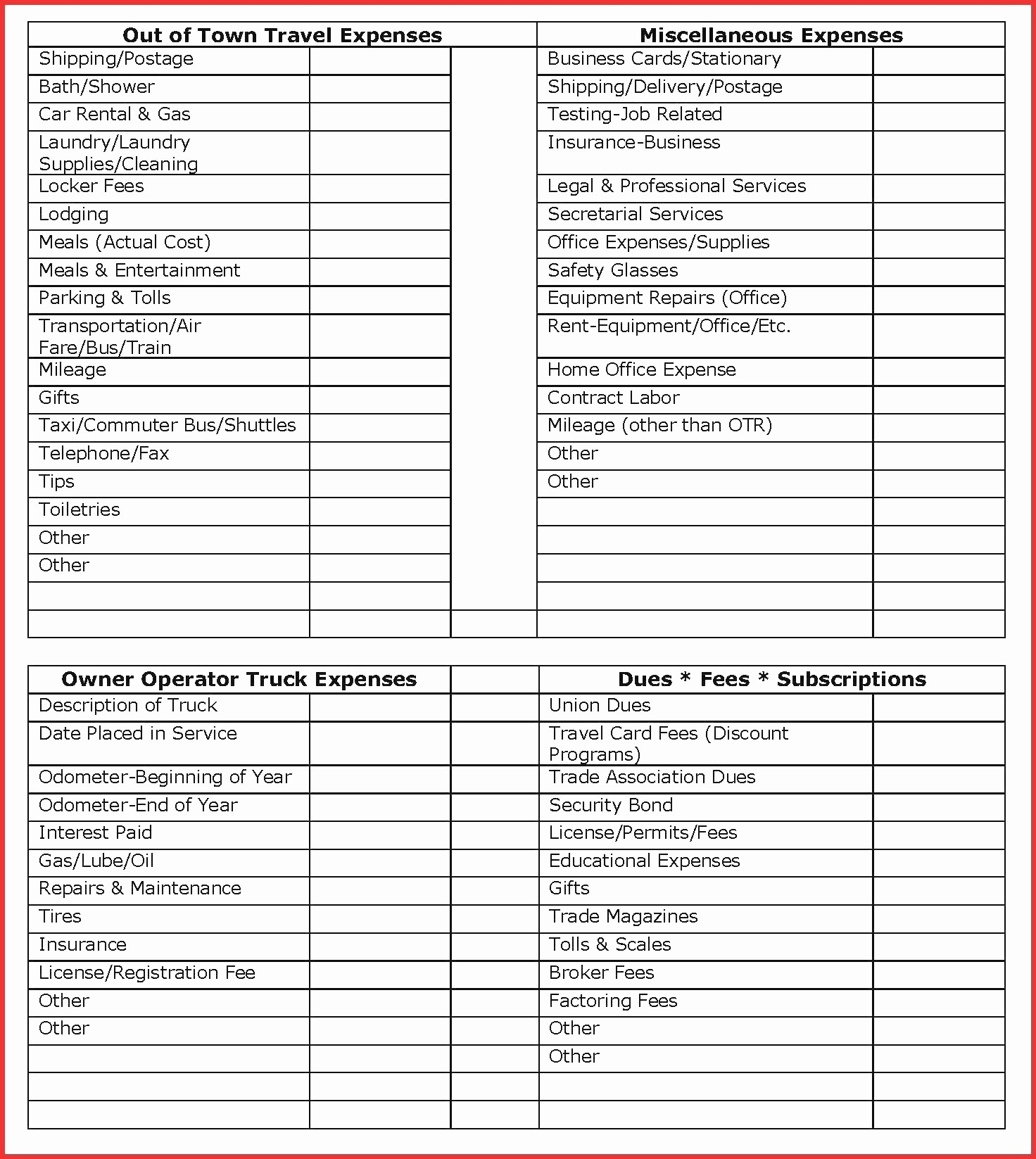 Real Estate Agent Expense Spreadsheet New Sheet Document