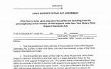 Sample Child Support Agreement Contract Elegant Document