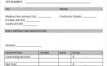 Sample Consulting Invoice 7 Documents In Word PDF Document Template For Services