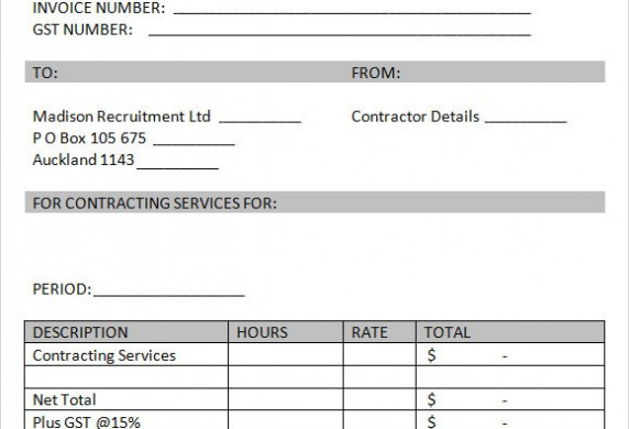 Sample Consulting Invoice 7 Documents In Word PDF Document Template For Services