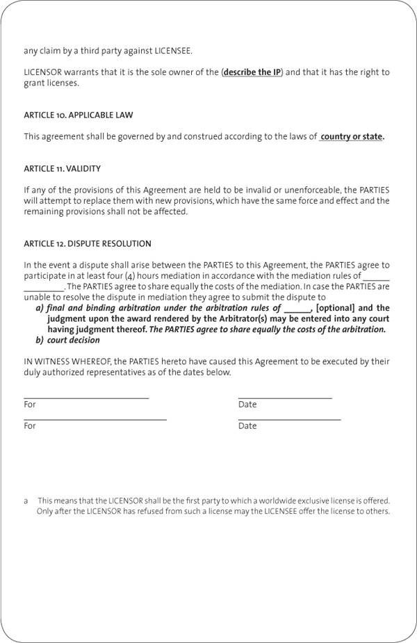 Sample Contract Agreement Between Two Parties When Computers Sing Document Template