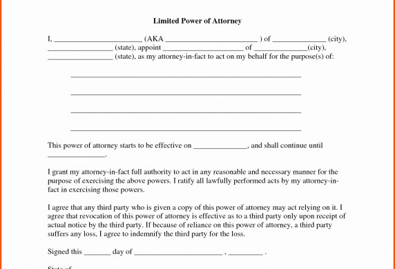 Sample Power Of Attorney Form New Free Medical Document General Georgia