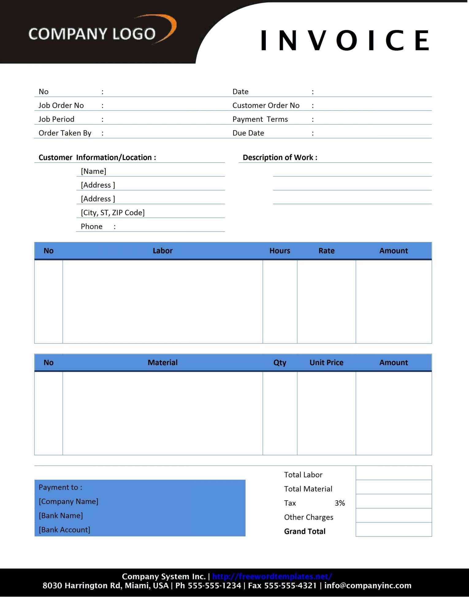 Self Employed Invoice Template Or Invoices Fresh Service Document Excel