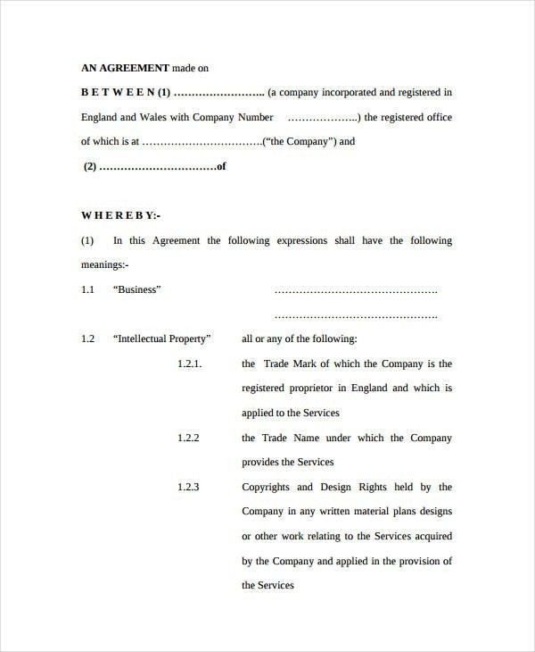 Service Agreement 9 Free PDF Word Documents Download Document Simple