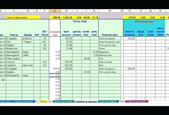 Simple Accounting Spreadsheet Template Free Tangledbeard Document Business