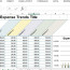 Small Business Expense Sheet For Excel Document Sample Report