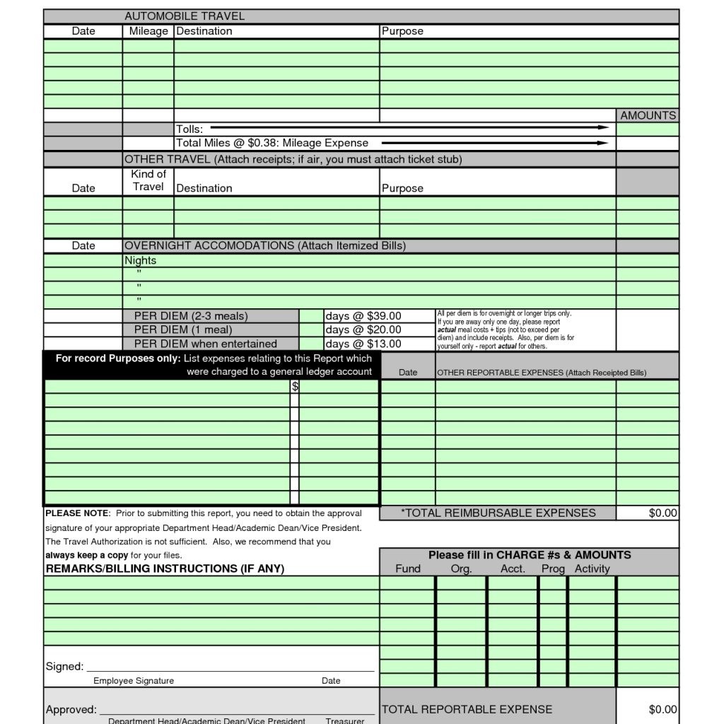 Small Business Monthly Expense Report And Template Sample Vlashed Document