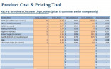 Small Food Business Product Cost Pricing Calculator It Document Excel