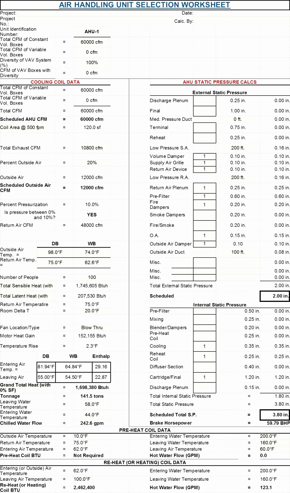Spreadsheet Example Of Cable Load Calculation Manual J Fresh Hvac Document