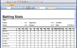 Statistics Excel Spreadsheet On How To Create An Document Baseball Stats Template