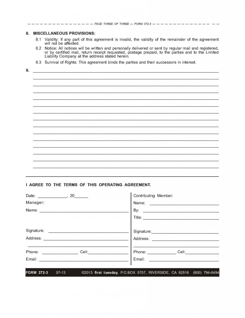 The SDIRA LLC Operating Agreement Boilerplate For Your Client S Document Ira Llc Template