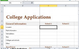 Track College Expenses And Activities With Comparison Worksheet Document Spreadsheet Template