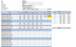 Vacation Accrual Spreadsheet Template Natural Buff Dog Document