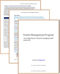 Vendor Management Program Template The Higher Ed CIOThe CIO Document Plan Sample