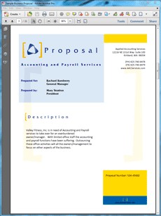 View Accounting And Payroll Services Proposal Places To Visit Document