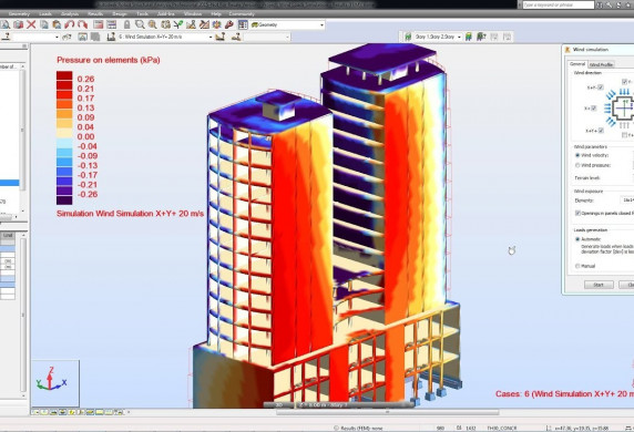 Wind Loads Simulation Autodesk Robot Structural Analysis Document Load Calculation Software Free Download