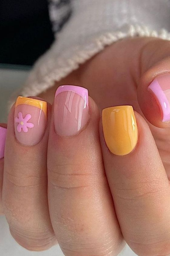 Nails Spring - Cute gel nails Casual nails Short acrylic nails designs